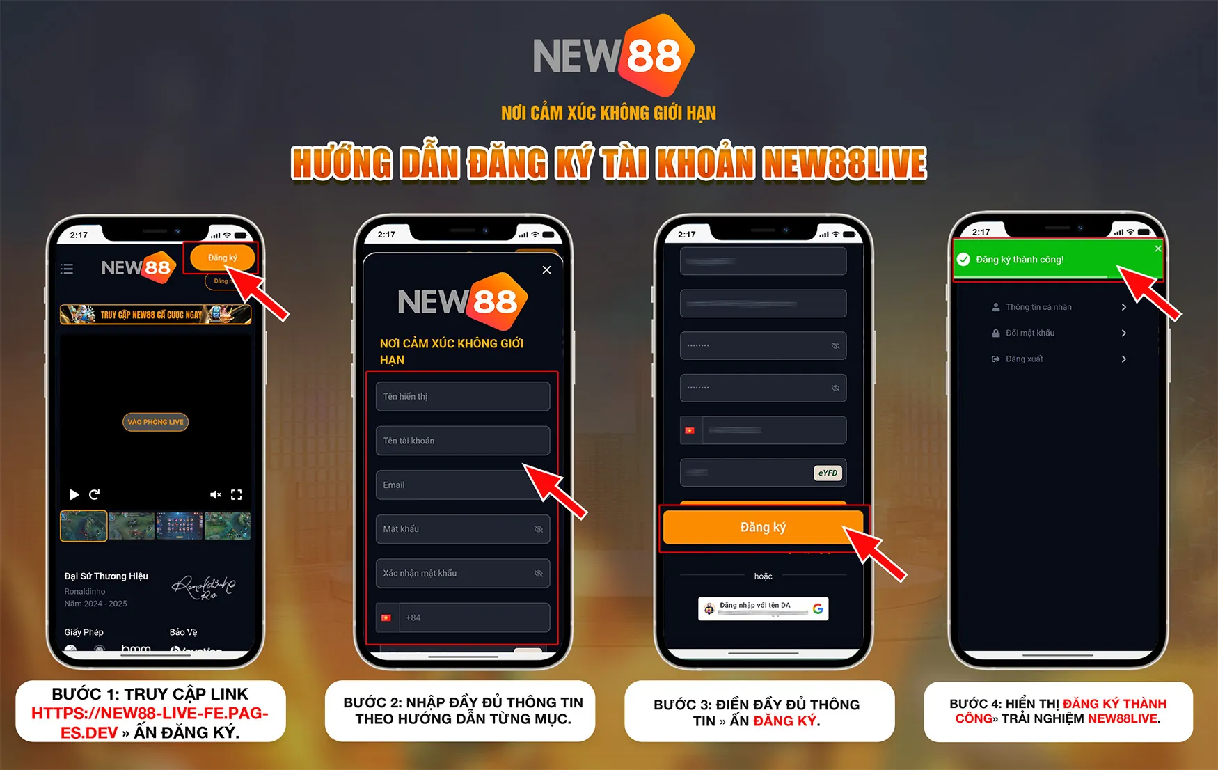 đại hội sinh nhật vàng new88